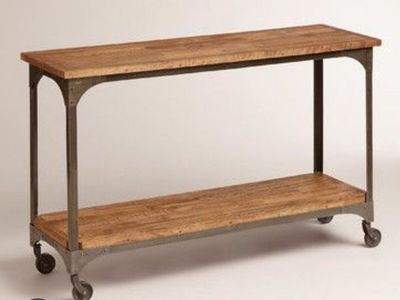 Aiden Wood and Metal Console Table