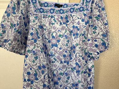 Women Size 2X Talbots Songbird Blouse