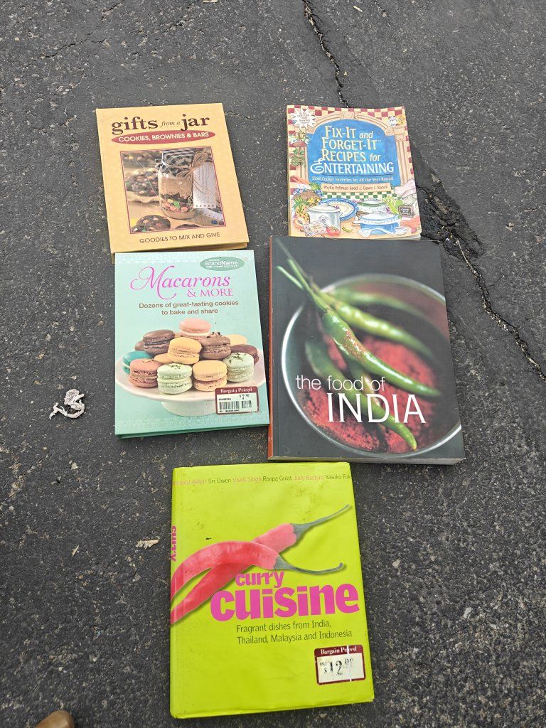 Cookbook Collection: Indian Cuisine, Macarons, Desserts, and Entertaining Recipes 5$ each