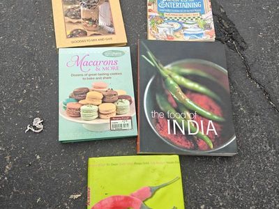 Cookbook Collection: Indian Cuisine, Macarons, Desserts, and Entertaining Recipes 5$ each