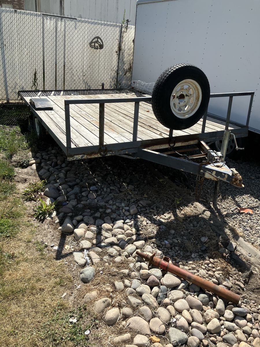 8x12 flat bed trailer