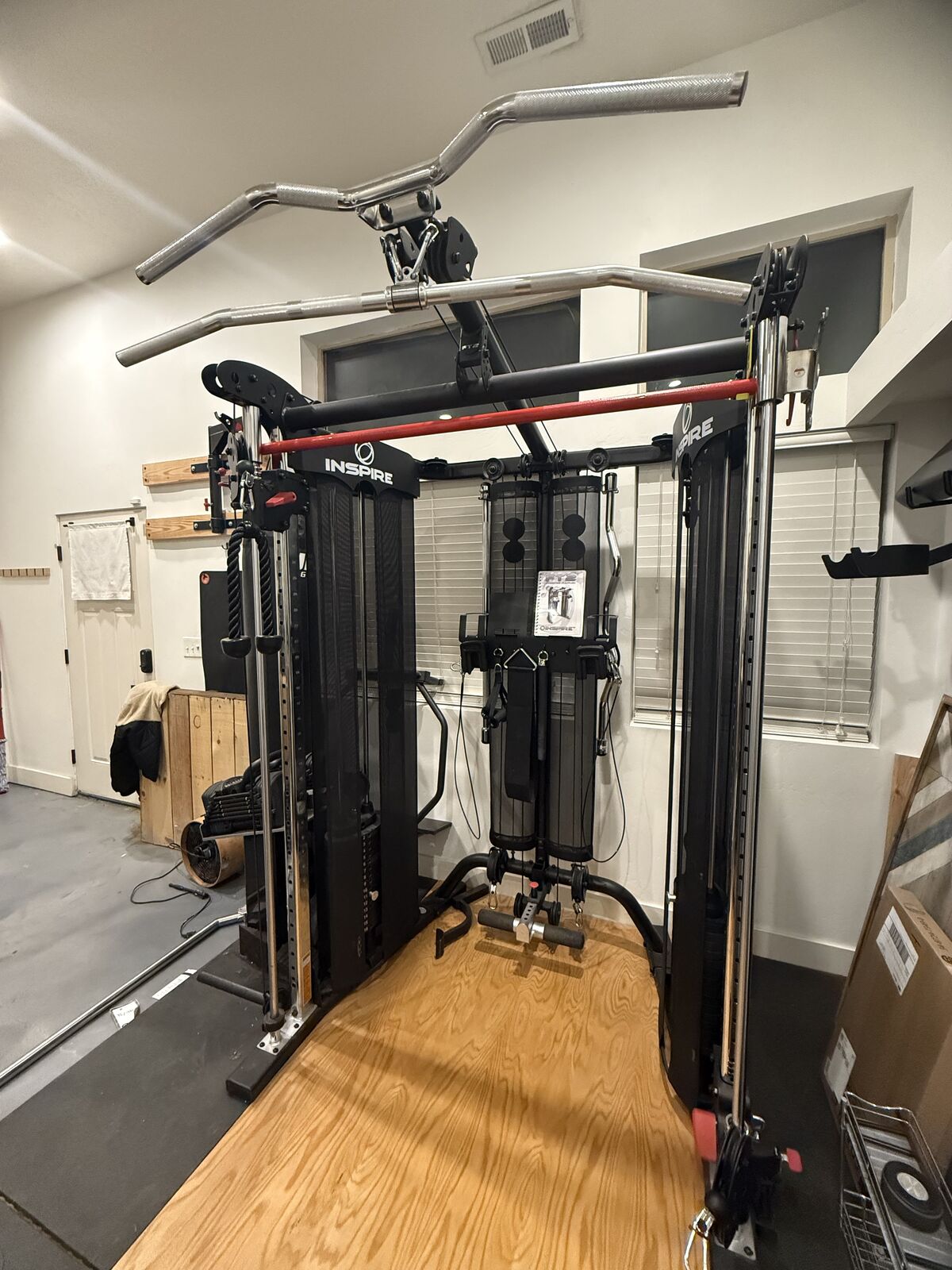 Home Gym Cable Machine + Smith Machine + Bench Press – Complete Setup (OBO)