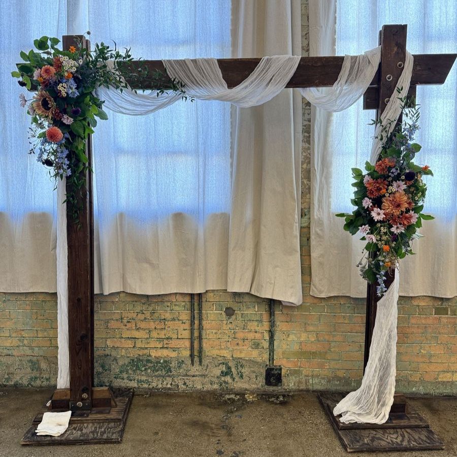 White Cheesecloth Table Runners