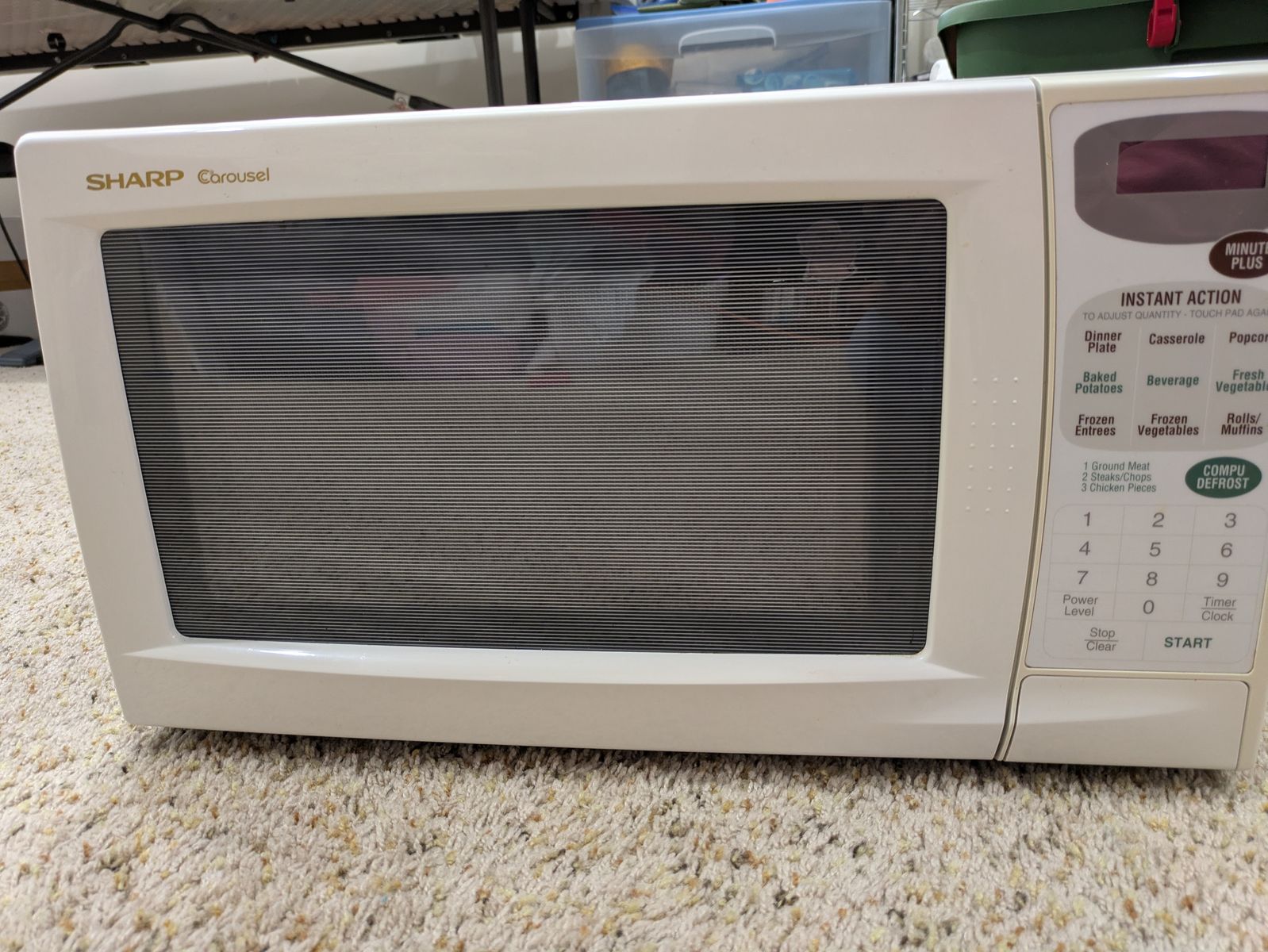 Counter Top Sharp Carousel Microwave - 2001 - $15