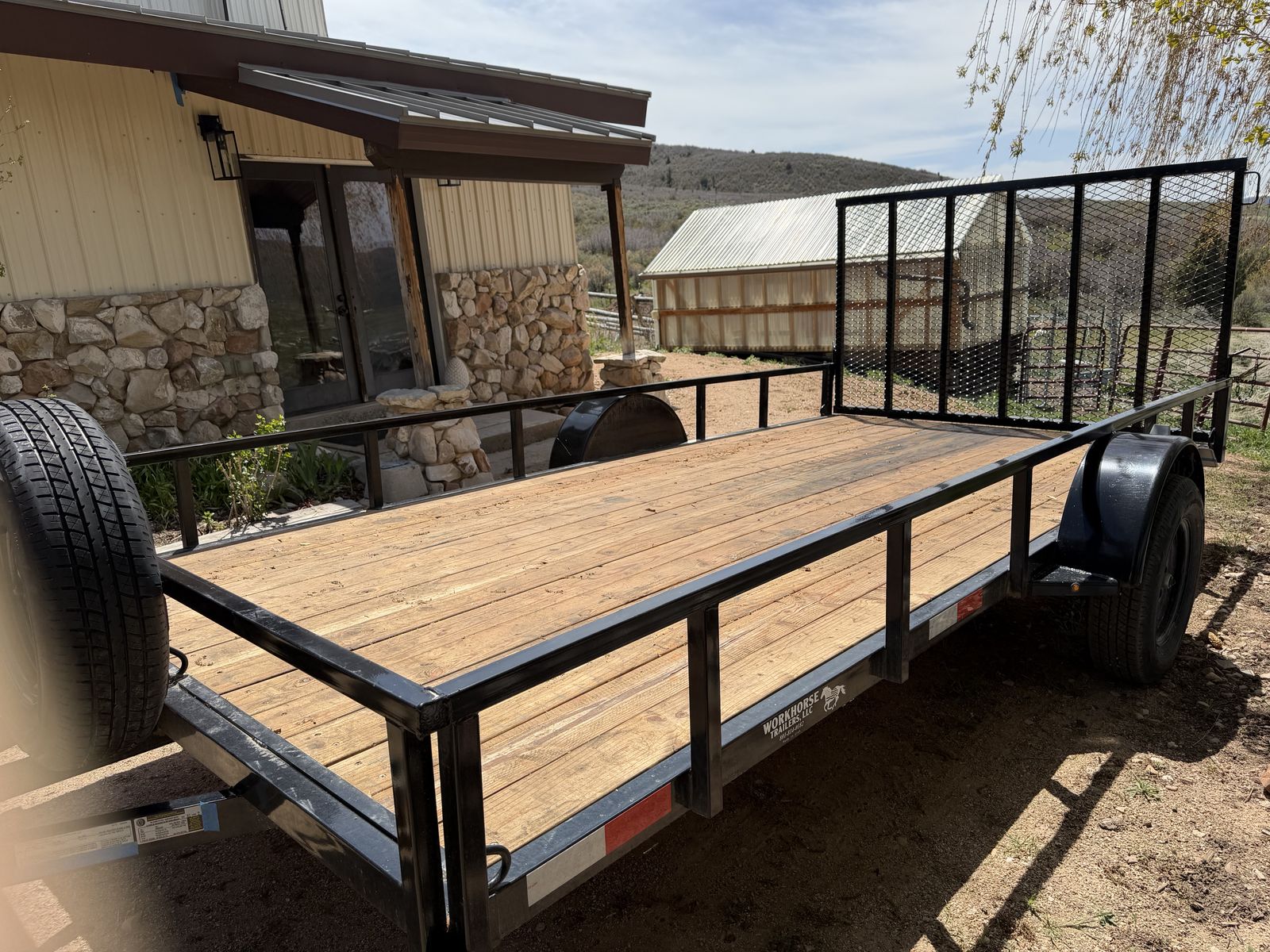 2025 Workhorse Utility Trailer; 7x14 Single Axle