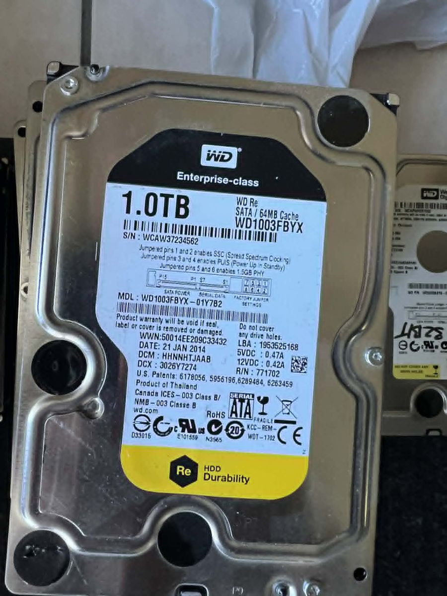 1TB Western Digital Black Drives