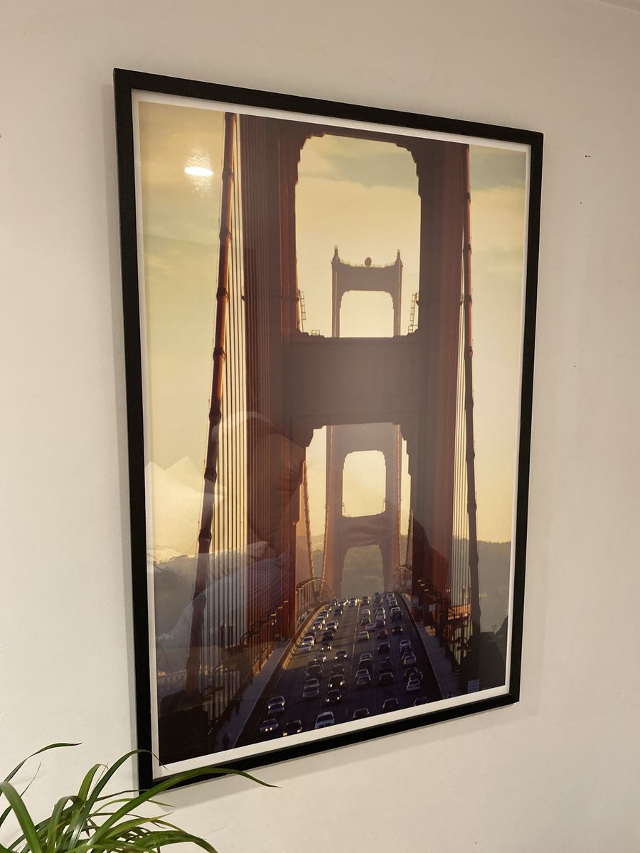 Golden Gate Bridge Framed Art Print - Iconic San Francisco Landscape