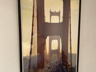 Golden Gate Bridge Framed Art Print - Iconic San Francisco Landscape
