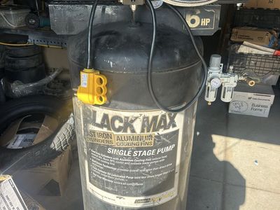 Coleman Black Max 60 Gallon Air Compressor completely rebuilt everything new