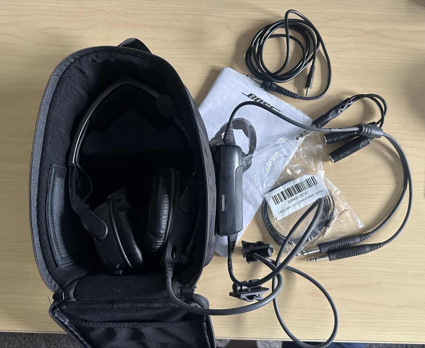 Bose A20 dual GA plugs Excellent