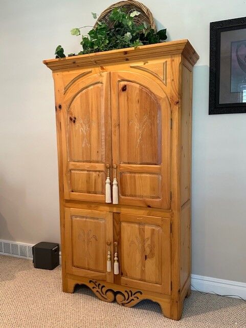 Armoire / Display Case /  Wood TV Stand