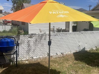 Umbrella with base