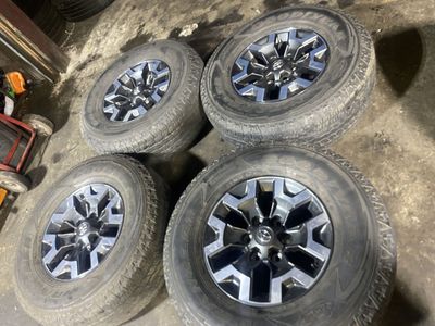 FULL SET RIMS TIRES TOYOTA TACOMA TIRES GOODYEAR