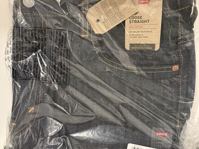 Levi's 569 Loose Straight Fit Men's Jeans 36x32 Ice Cap