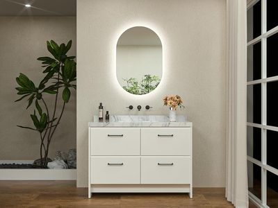 24" x 36" Oval LED Mirror Backlit Bathroom Vanity Mirror