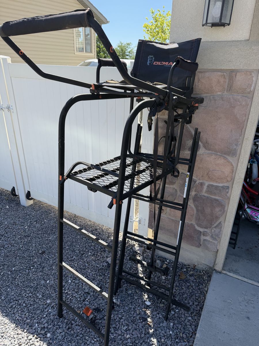 Ol man ladder tree stand.