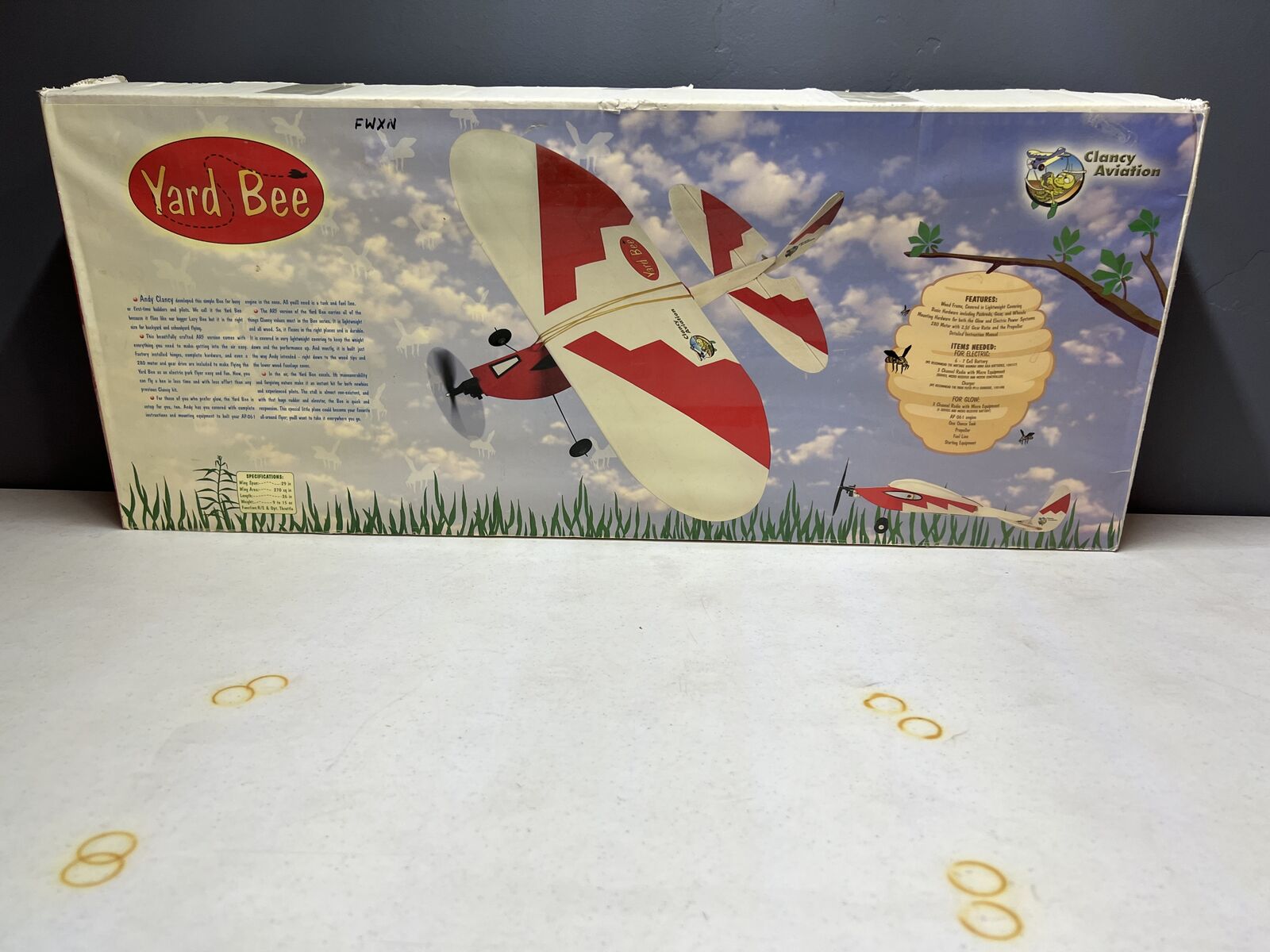 Clancy Aviation Yard Bee ARF