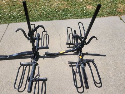 Hitch Mount Bike Rack - Carries 4 Bikes
