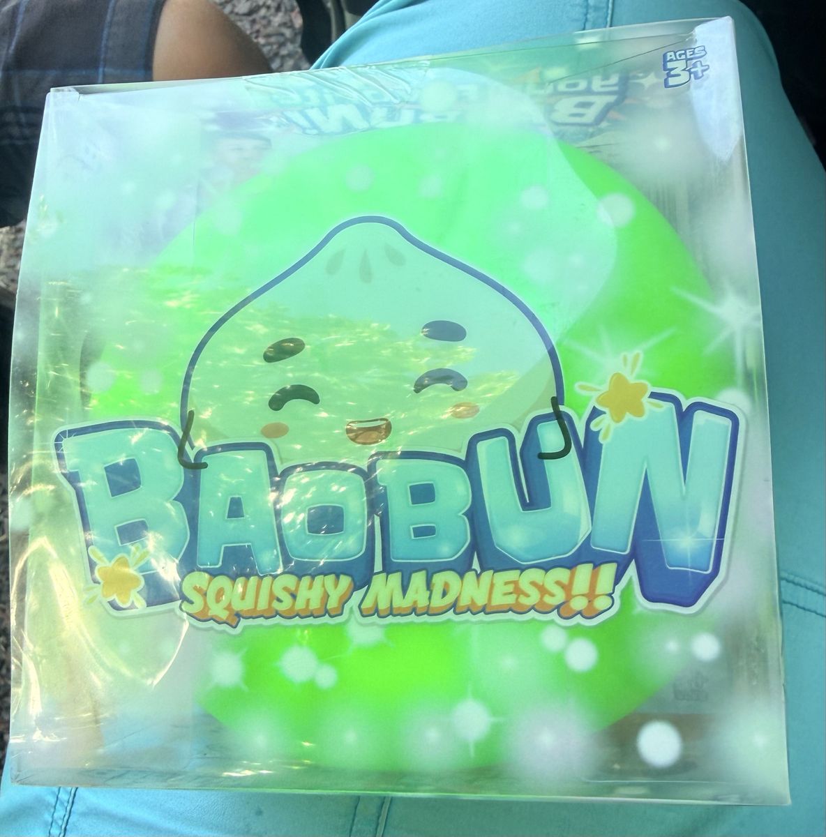 Bao Bun Squishy Madness Toy - Green Dumpling Stress Reliever