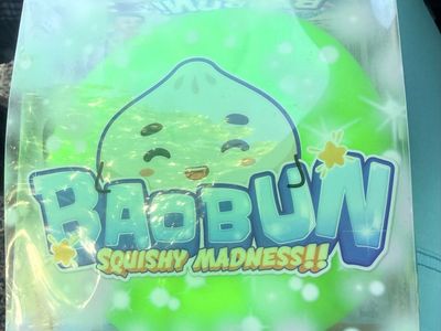 Bao Bun Squishy Madness Toy - Green Dumpling Stress Reliever