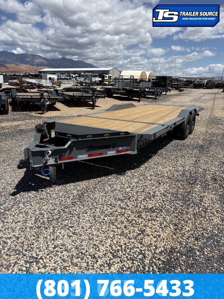 8.5x22 Diamond C HXD 207 Tilt Trailer - 15.5K GVWR