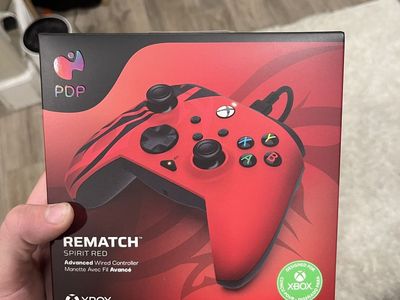 PDP Rematch Spirit Red Advanced Wired Controller for Xbox Series X|S Xbox One and PC