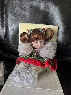 Marie Osmond Porcelain Doll - Christmas Cookie Tiny Tot - NEW IN BOX NIB -  Hand-numbered