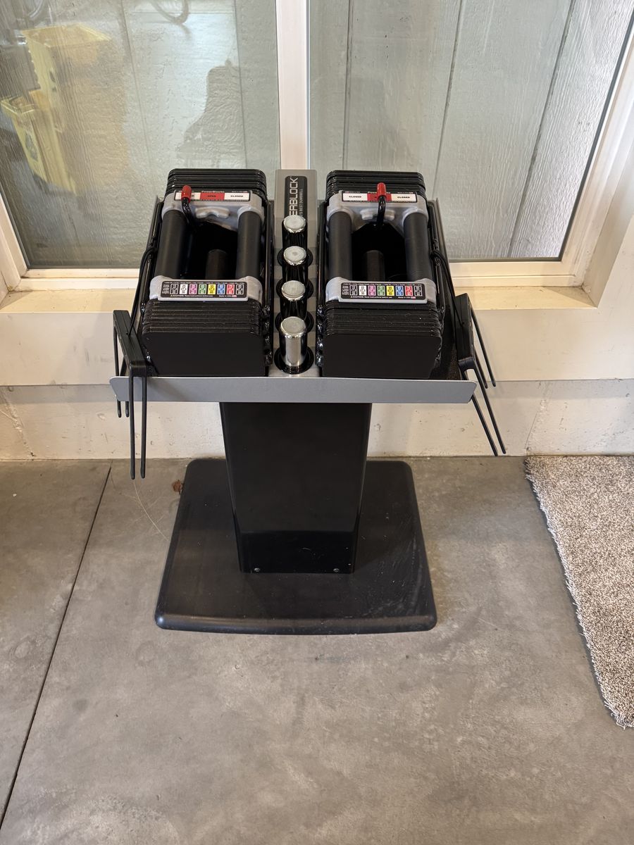 Powerblocks with Stand