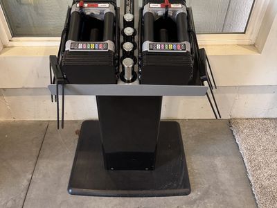 Powerblocks with Stand