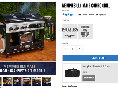 Pit Boss Memphis Ultimate Combo Grill with propain charcoal and electric smoker.