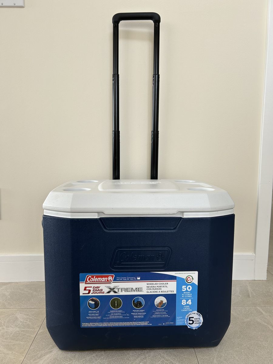 Coleman 50 Quart Wheeled Cooler
