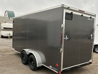 7x16 American Hauler Arrow Deluxe Enclosed Cargo Trailer - 7'0" Interior - 7K GVWR - Ramp Door