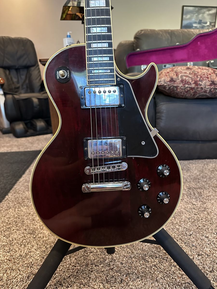 1976 Gibson Les Paul Custom Guitar
