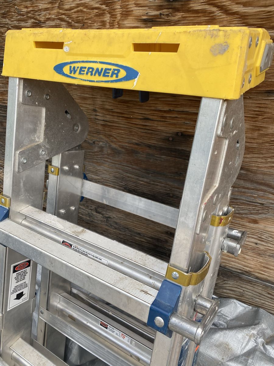 Werner Multi-Position Aluminum Extension Ladder