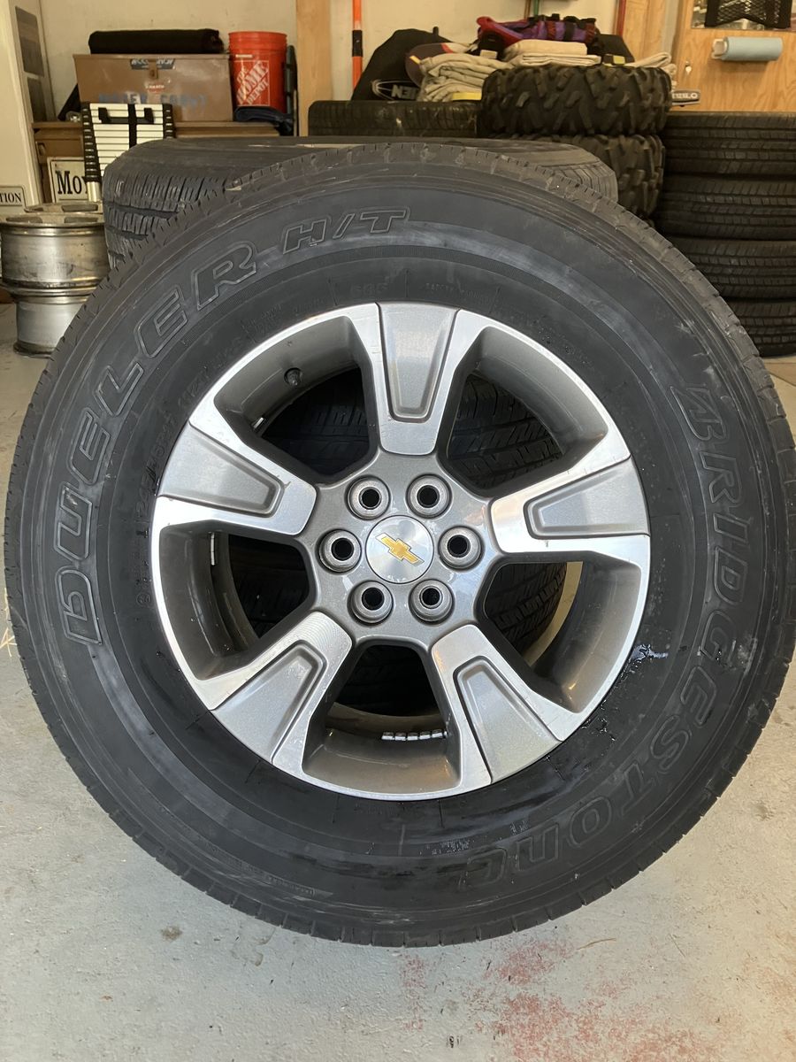 2021 Chevy Colorado wheels and tires