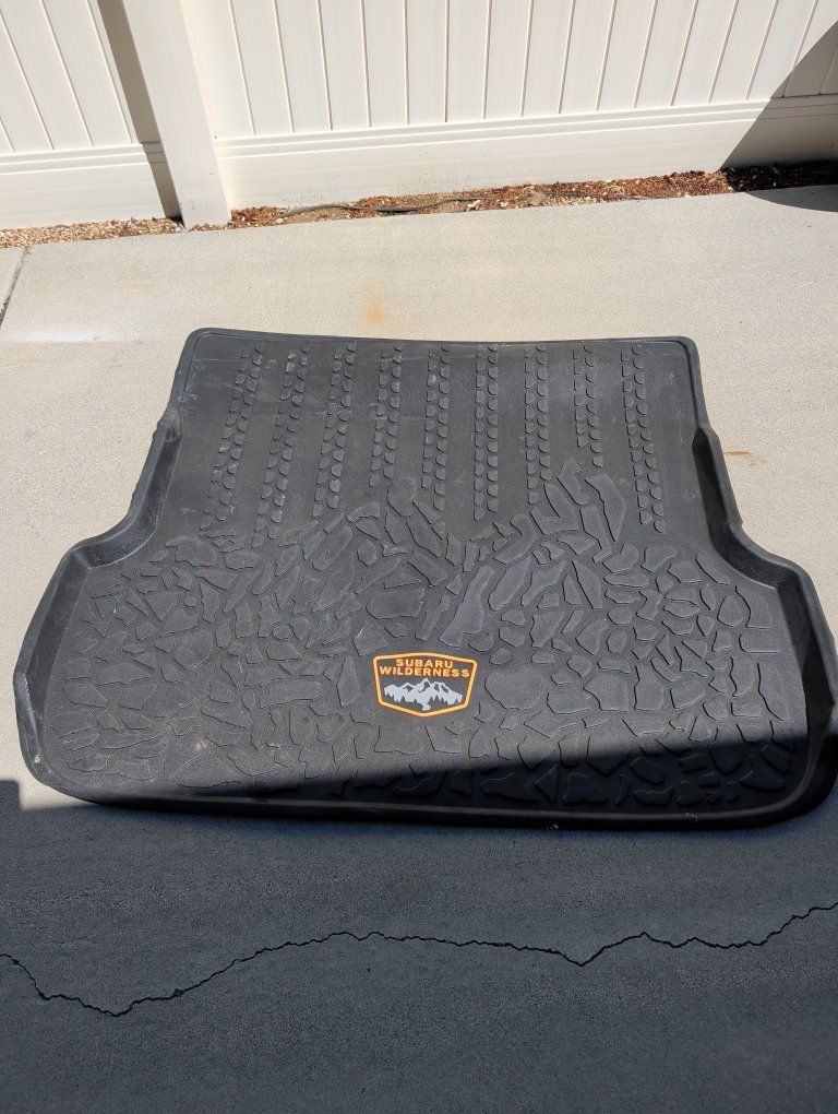 OEM Subaru Wilderness All-Weather Rubber Cargo Trunk Mat Tray