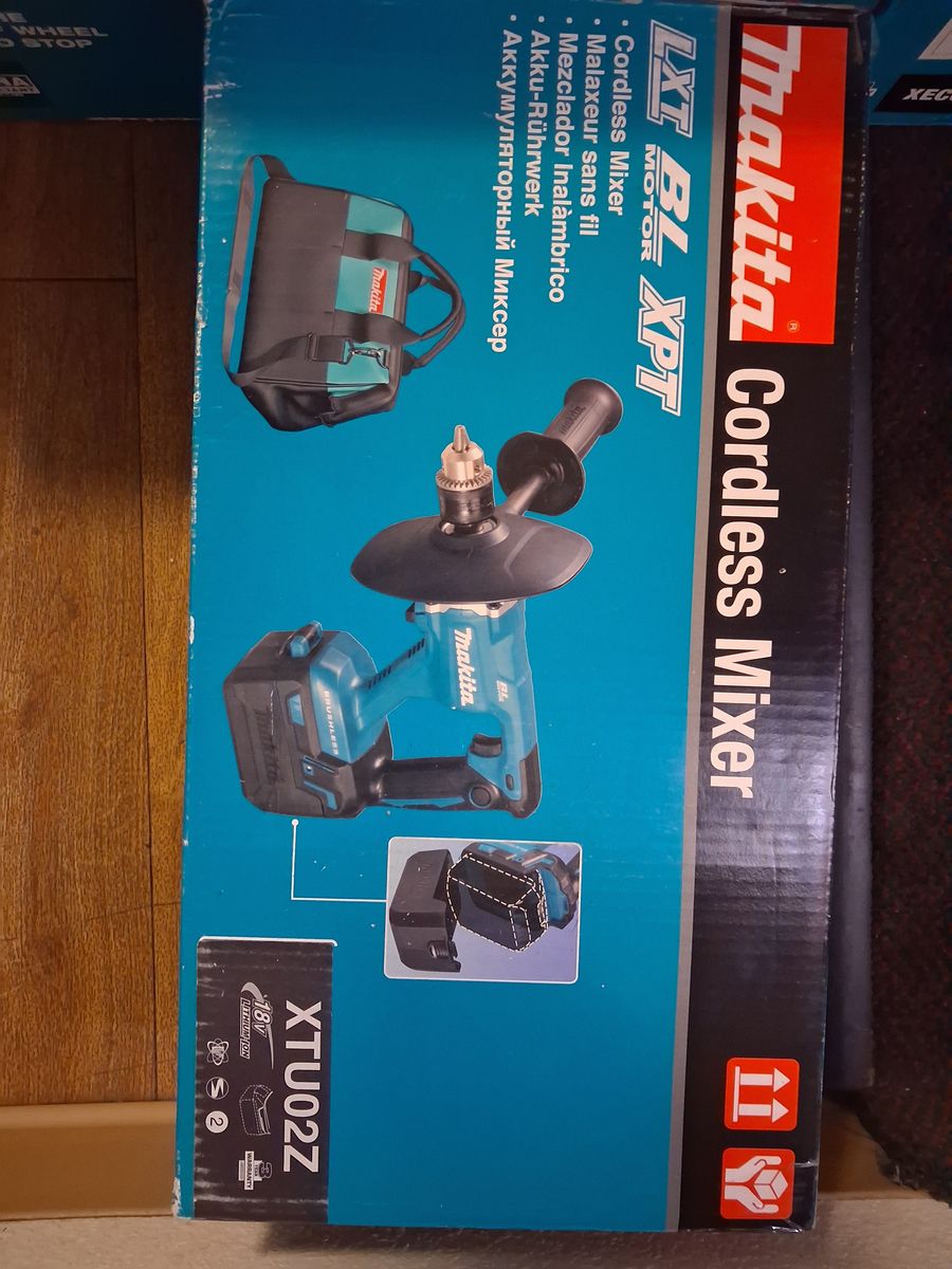 New Makita 36v LXT BL motor cordless mixer