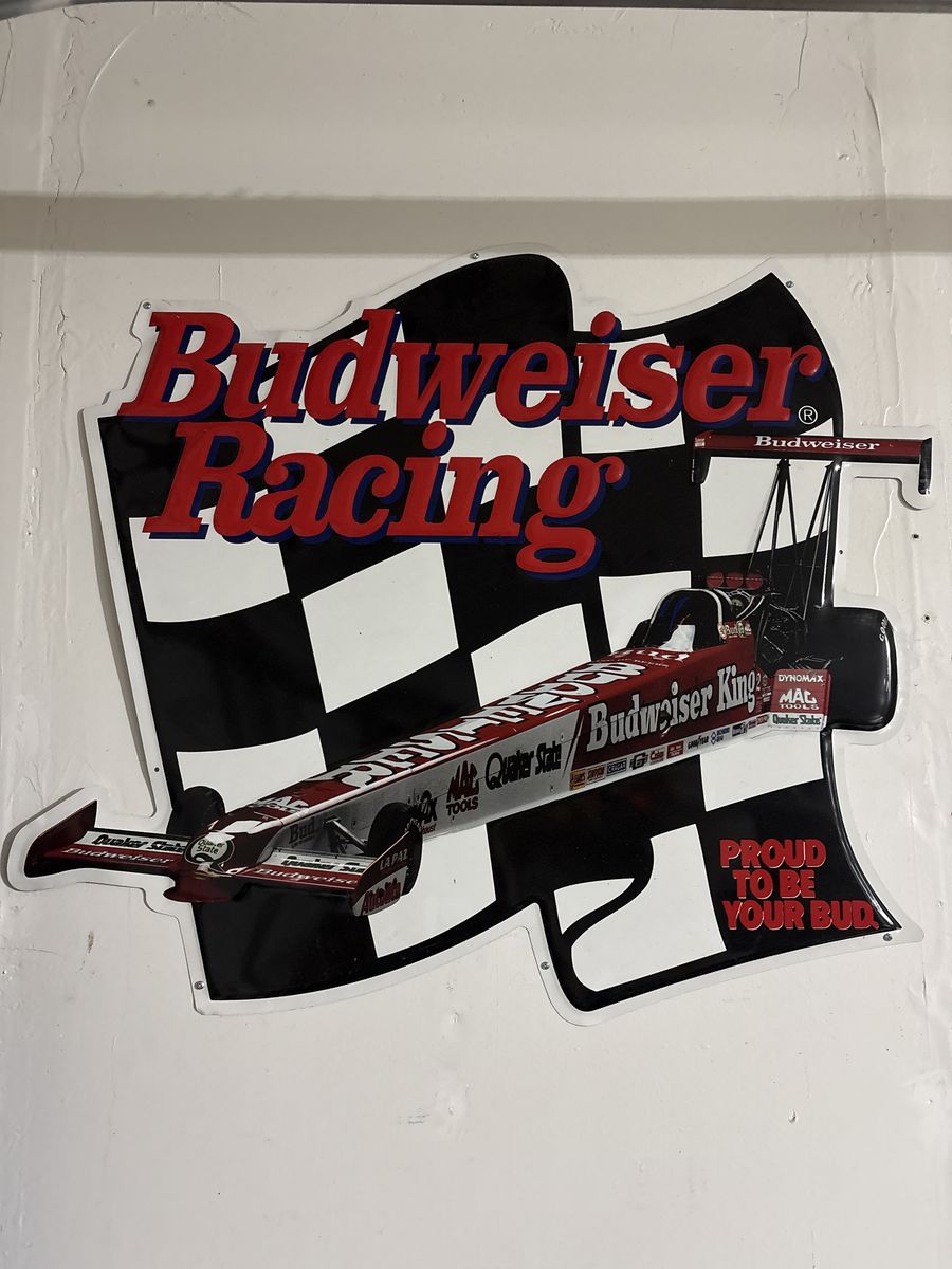 Budwise Raving Metal Sign