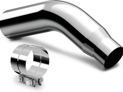 4" Turn Down Diesel Exhaust Tip with Clamp