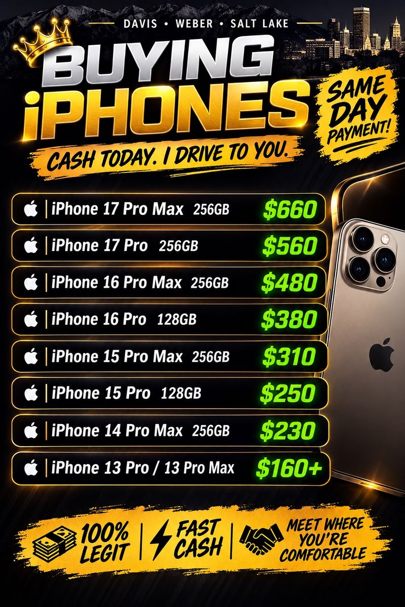 Buying iPhones Cash Today