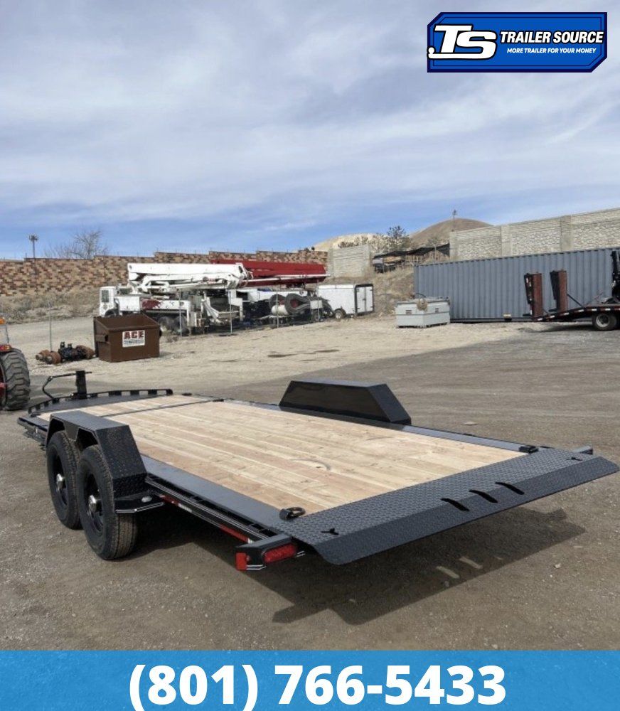 7x20 Double A Pro Series CT Tilt Trailer - 15.4K GVWR -