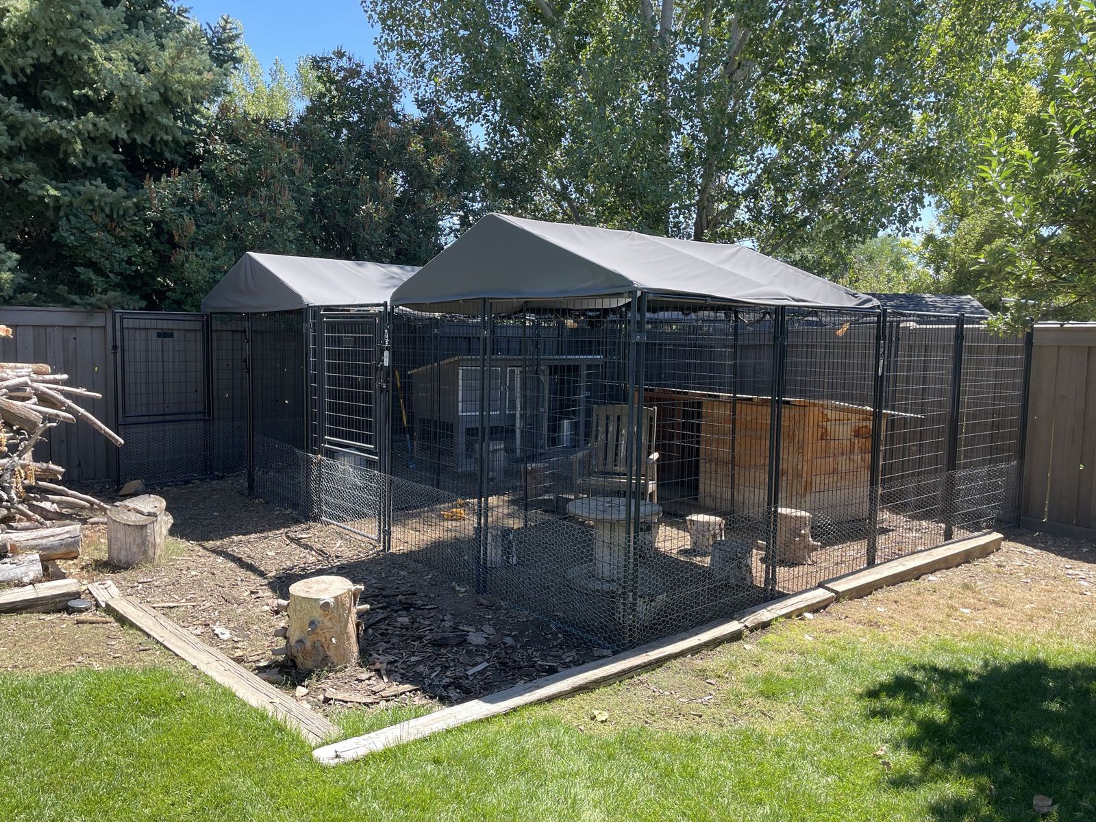 Outdoor Dog Kennel – 3 Kennels