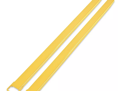 Uline Heavy-Duty Steel Forklift Fork Extensions (Pair)