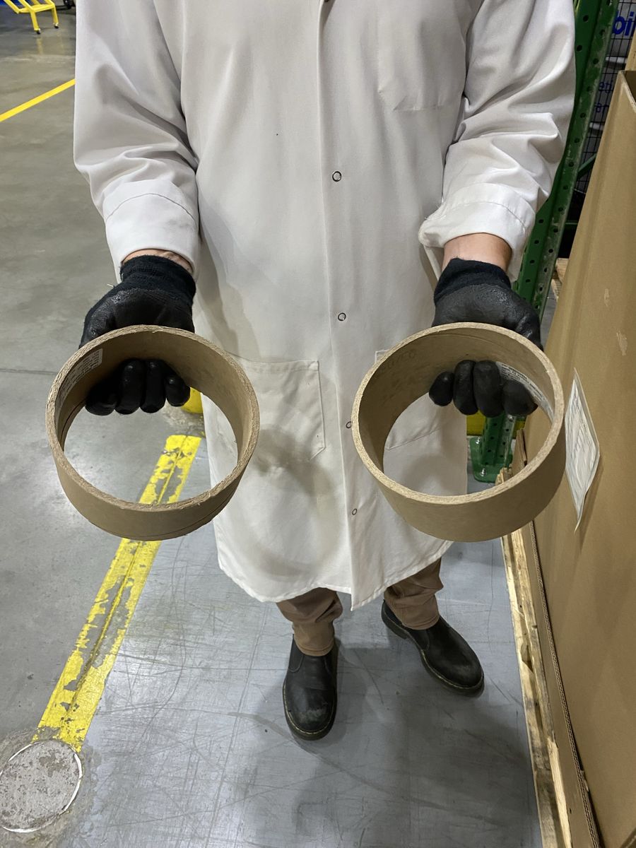 100 (or more) Cardboard cores for Holiday Wreathes / Arts and Crafts