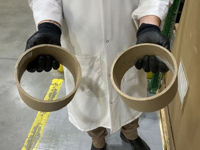 100 (or more) Cardboard cores for Holiday Wreathes / Arts and Crafts