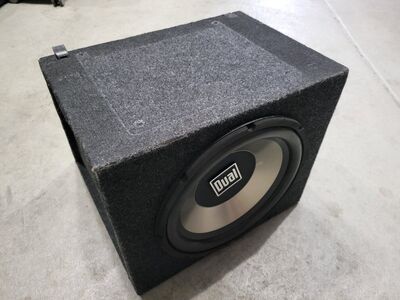 NOS Vintage Dual 12” 500w 175w RMS Subwoofer Speak