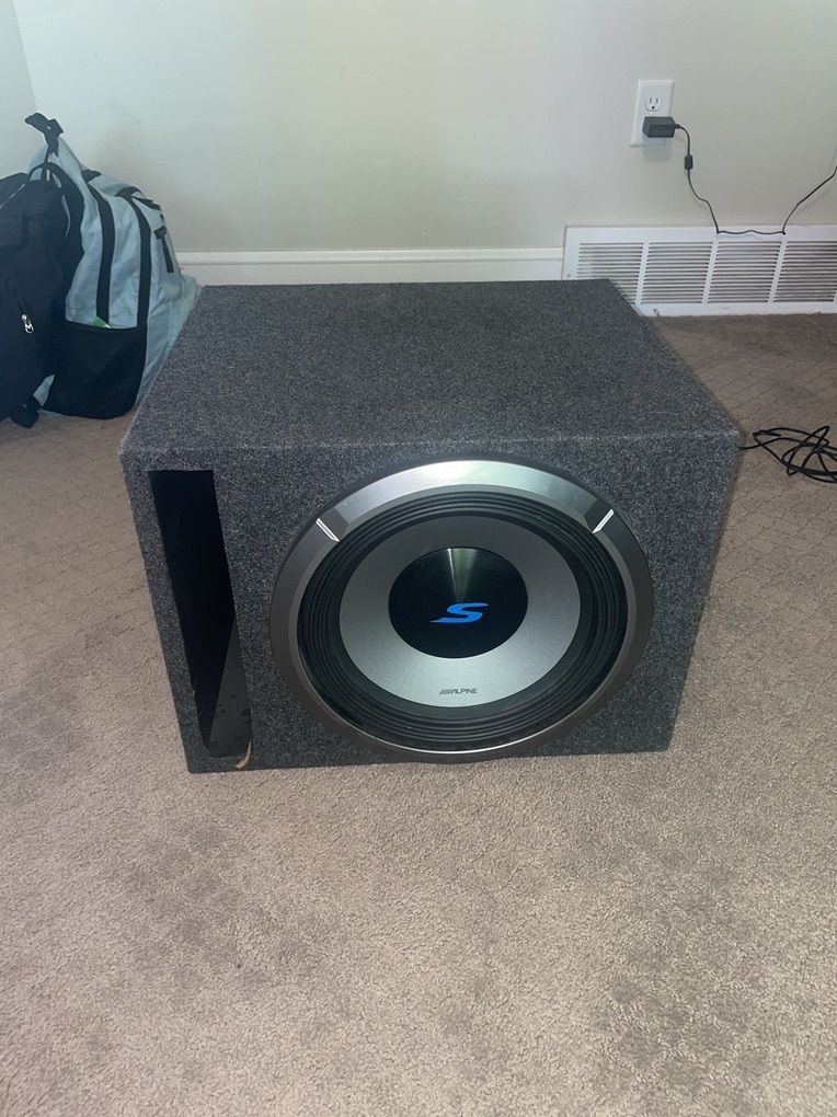 Alpine 12 Type-S Subwoofer In Ported Box -tested