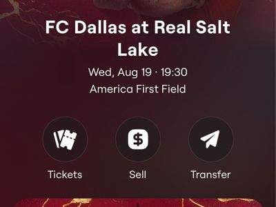 FC Dallas at Real Salt Lake Tickets - Wed, Aug 19. Single Ticket
