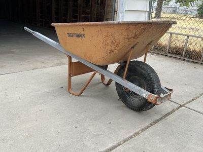 True Temper Steel Wheelbarrow - Used Garden Utility Cart
