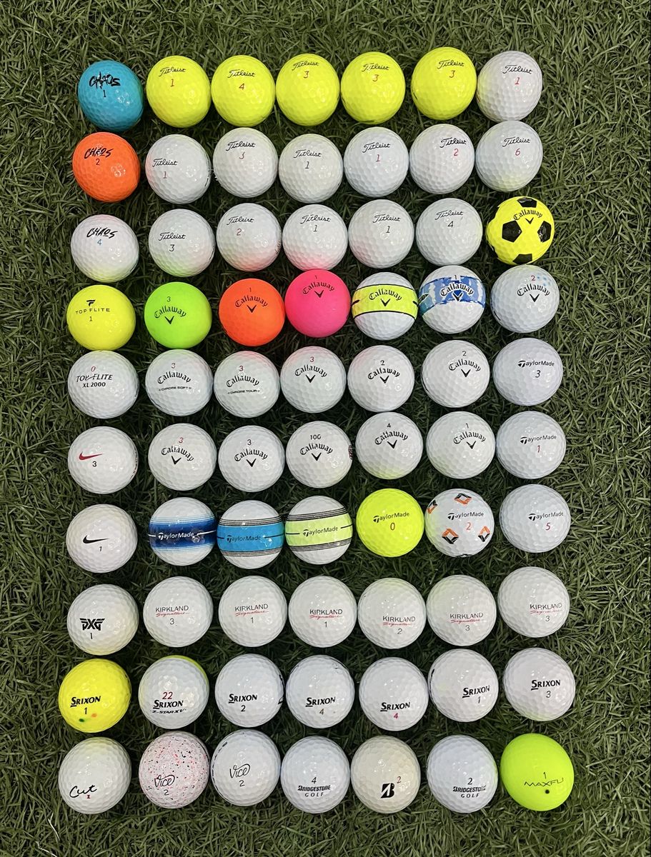 Used cleaned golf balls